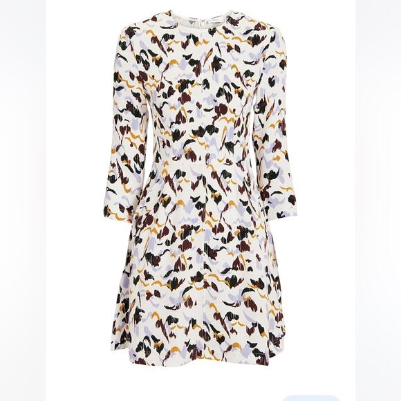 ALC 100% Silk Floral Dress 10* - Picture 1 of 5